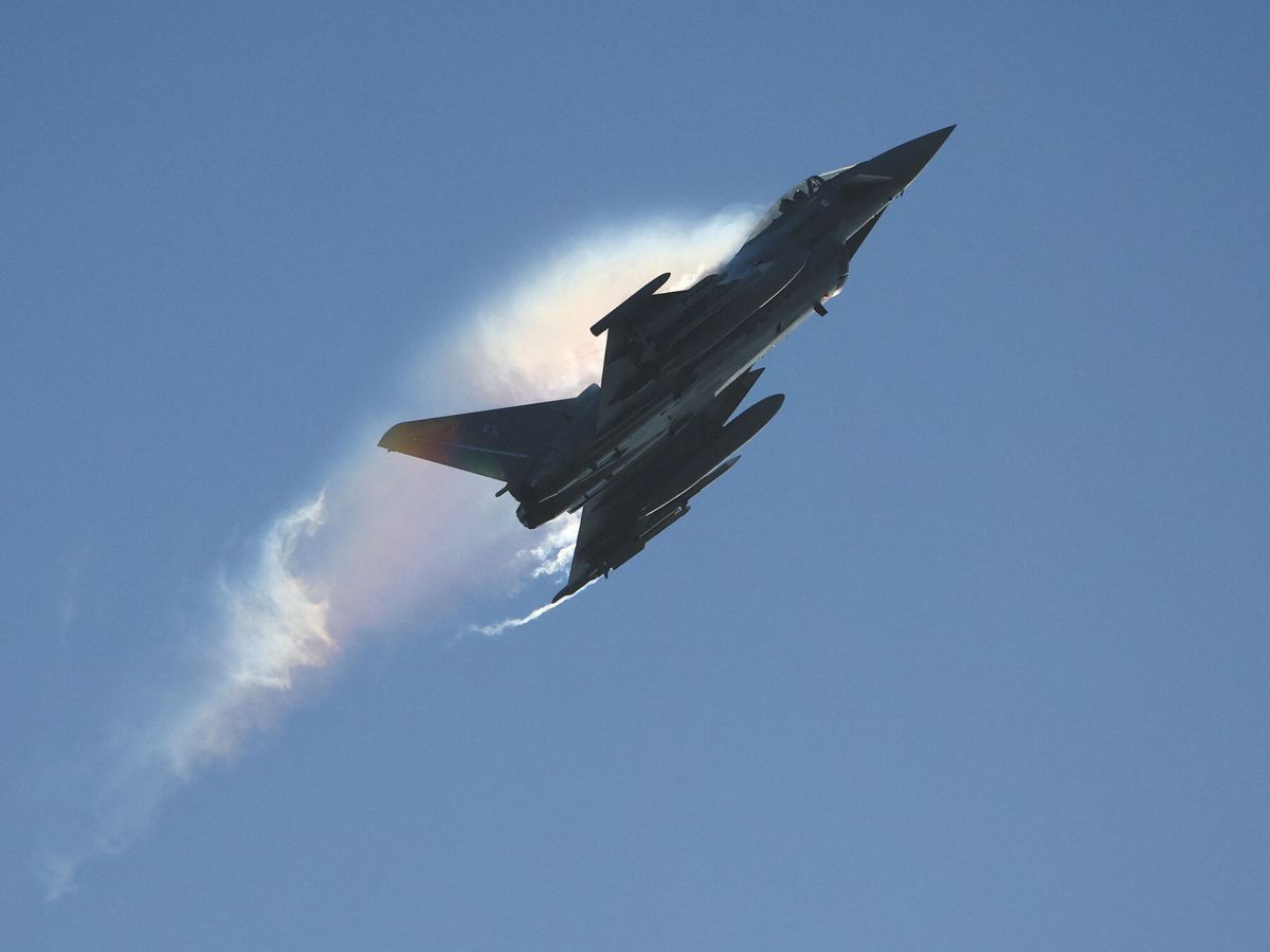 Foto: Eurofighter, en maniobras militares. (Reuters/Lisi Niesner)