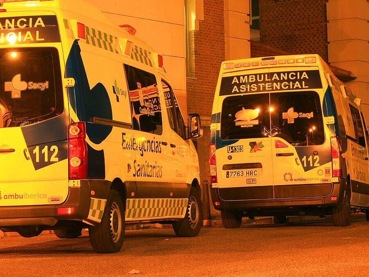 Foto: Varias ambulancias del 112 Castilla y León. (112 Castilla y León)