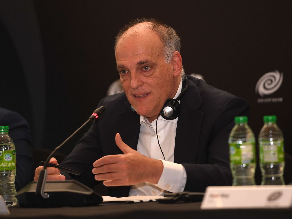 Foto: Javier Tebas, presidente de la Liga. (EFE/EPA/Martin Dokoupil)