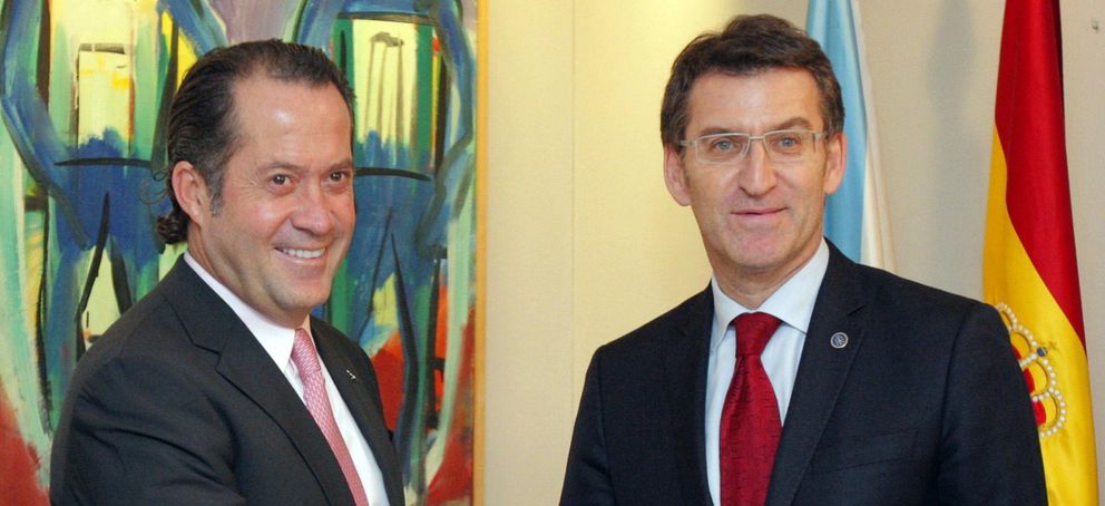 Juan Carlos Escotet y Alberto Núñez Feijóo (EFE)