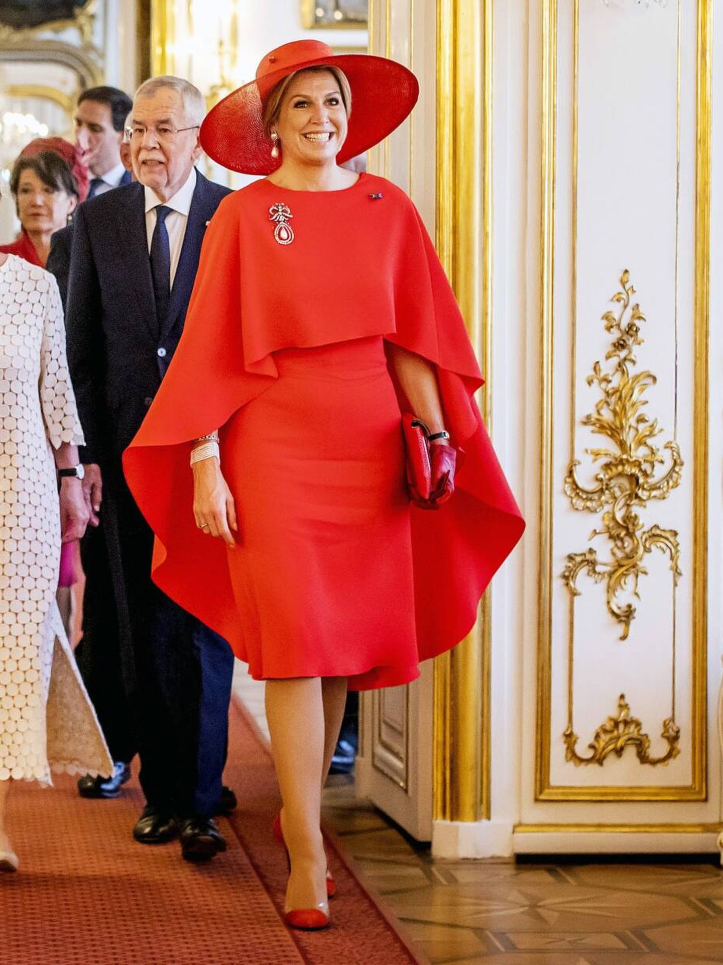 La reina Máxima, en Viena. (CP)