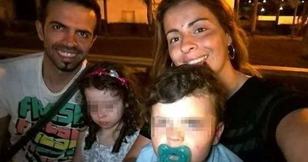 Foto: Sérgio Machado, Lígia Sousa y sus dos hijos murieron en el incendio. (Foto: cmjornal.pt)