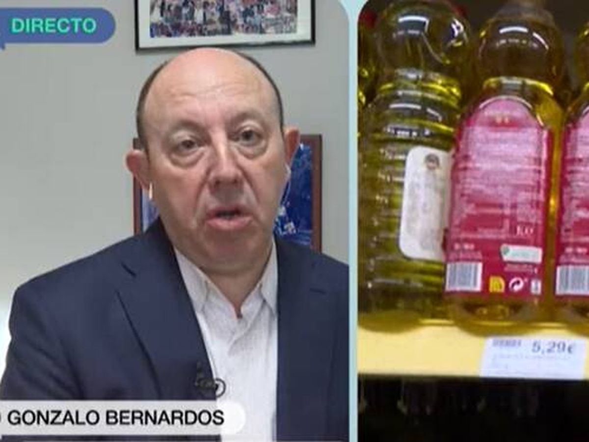 Foto: Gonzalo Bernardos pone fecha a una fuerte bajada del aceite: "Podemos ver el aceite de oliva a cinco o seis euros" (La Sexta/Atresmedia)