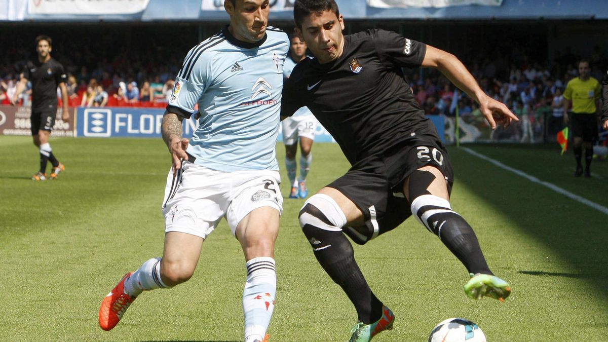 El Celta de Vigo salva un punto en Balaídos con diez jugadores frente a la Real Sociedad