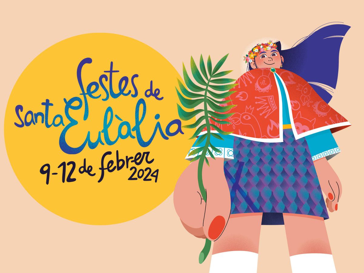 Foto: Programa de las Fiestas de Santa Eulàlia 2024. (Ayuntamiento de Barcelona)