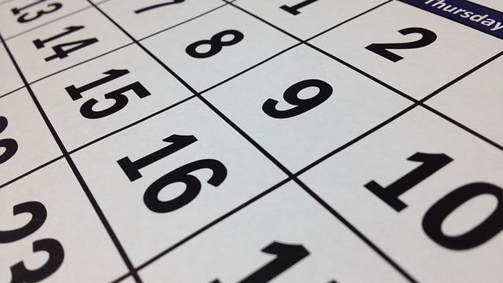 Foto: El calendario se llena de fechas clave (CC/Pixabay)