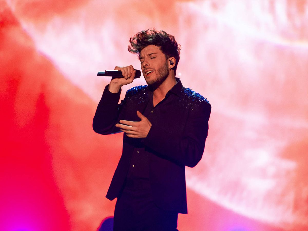 Foto: Blas Cantó, en 'Destino Eurovisión'. (TVE)