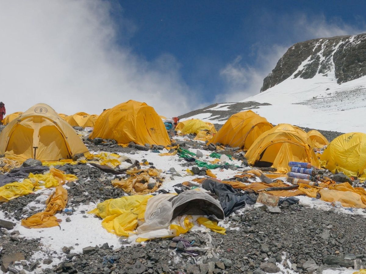 Foto: El campamento base número cuatro del Everest. (Bidhan Shrestha, Reuters)