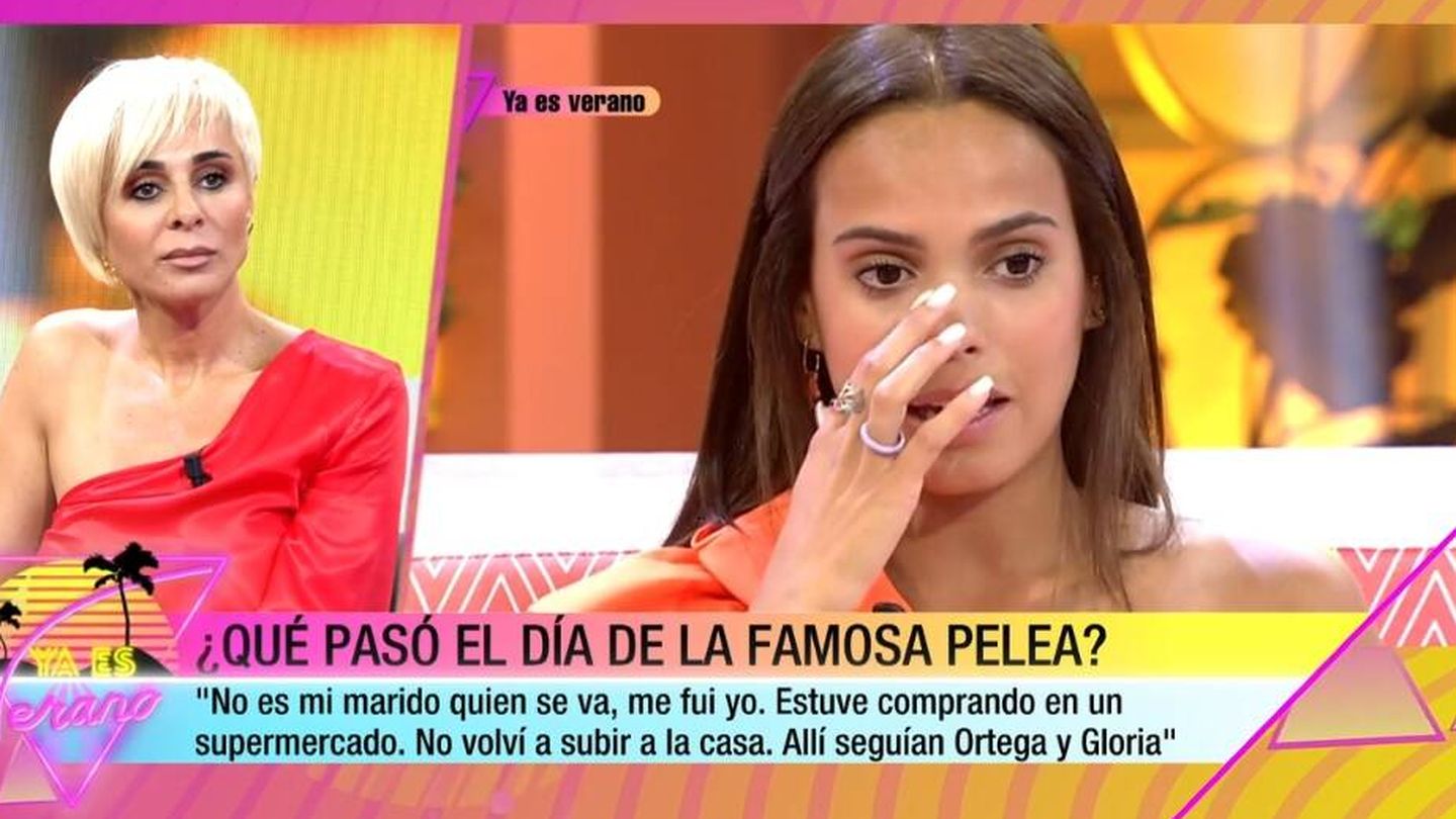 Ana María Aldón y Gloria Camila. (Telecinco).