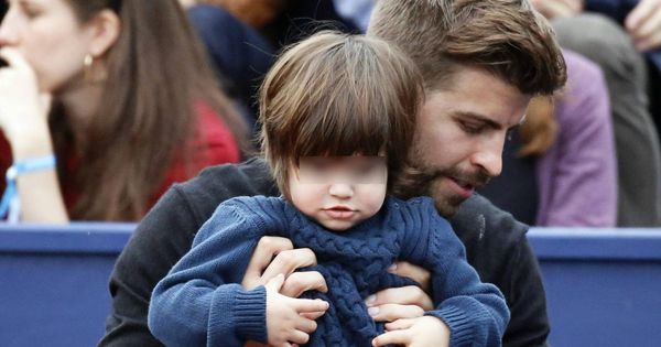 Foto: Gerard Pique y su hijo Milan en Barcelona. (Cordon)