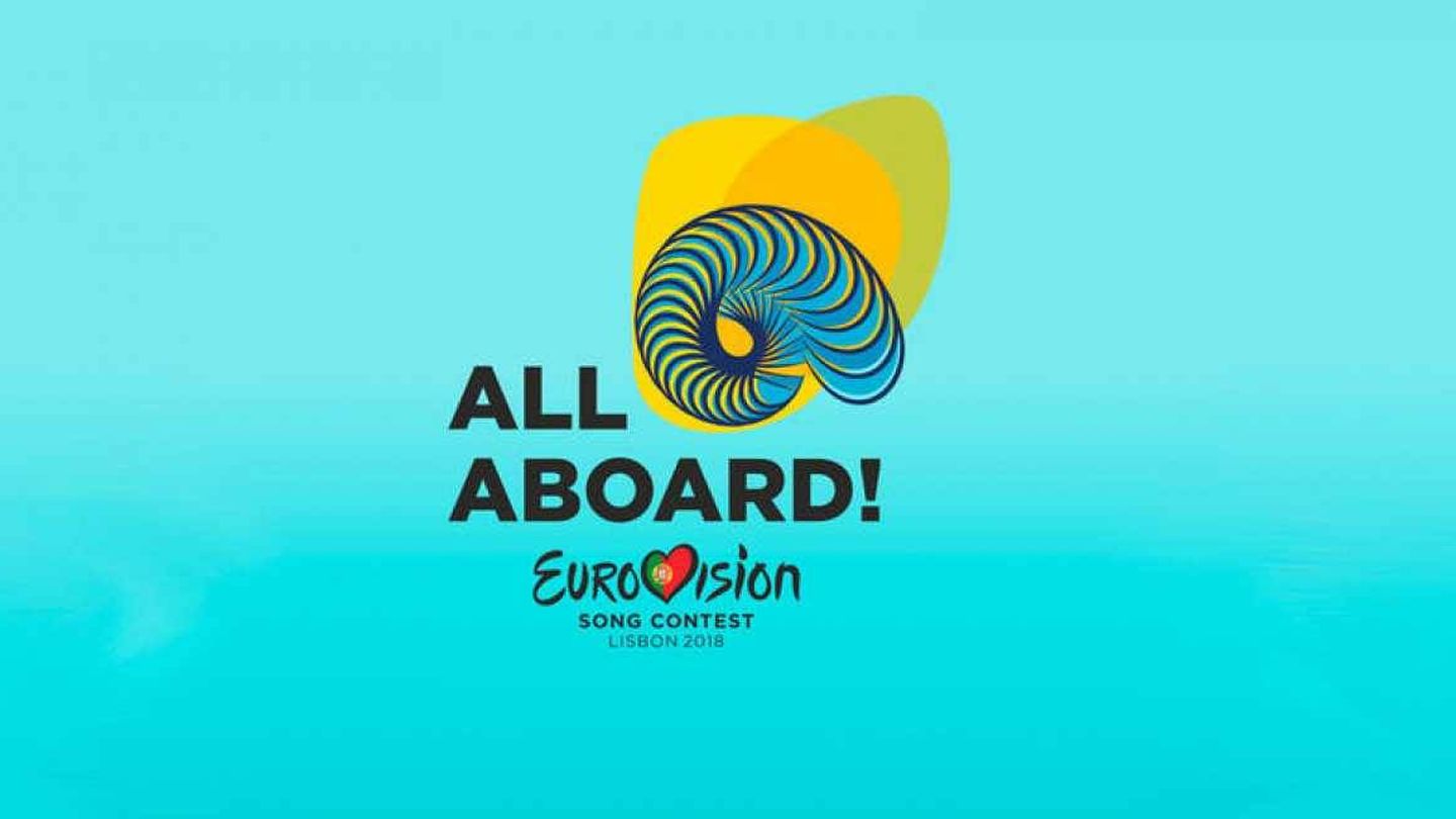 Uno de los logos de 'Eurovisión 2018'.