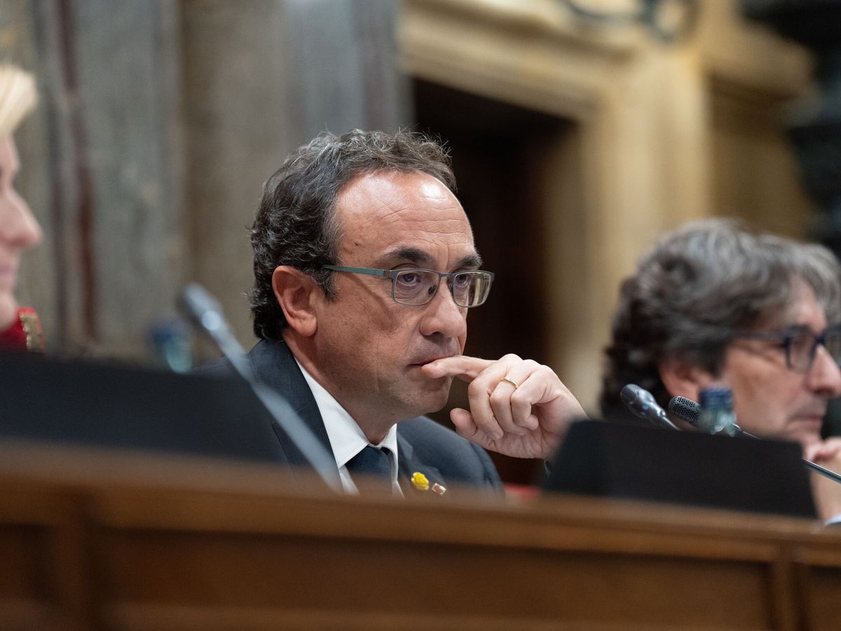 Foto: El presidente del Parlament, Josep Rull. (Europa Press/David Zorrakino)