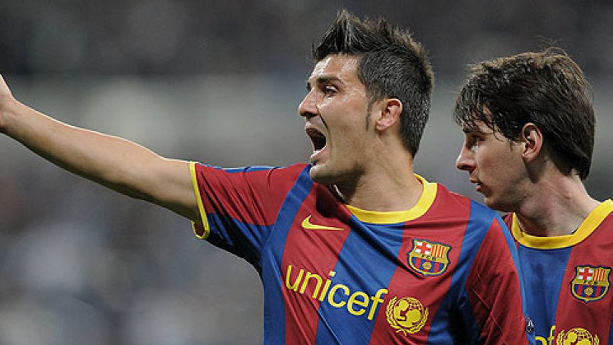 Aunque Tito afirme que Messi y Villa "se llevan muy bien", dentro del campo no congenian