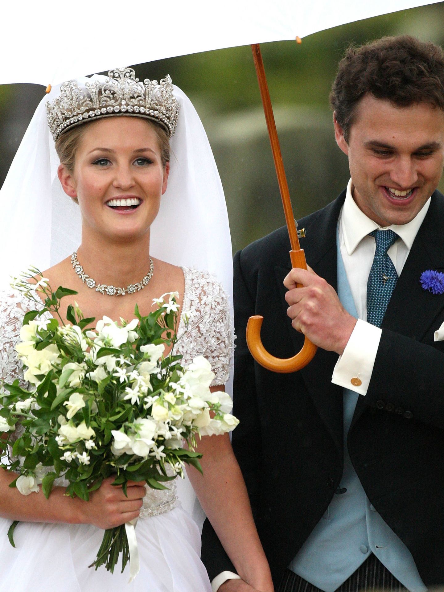 La boda de Melissa Percy y Thomas Van Straubenzee en 2013. (Getty)