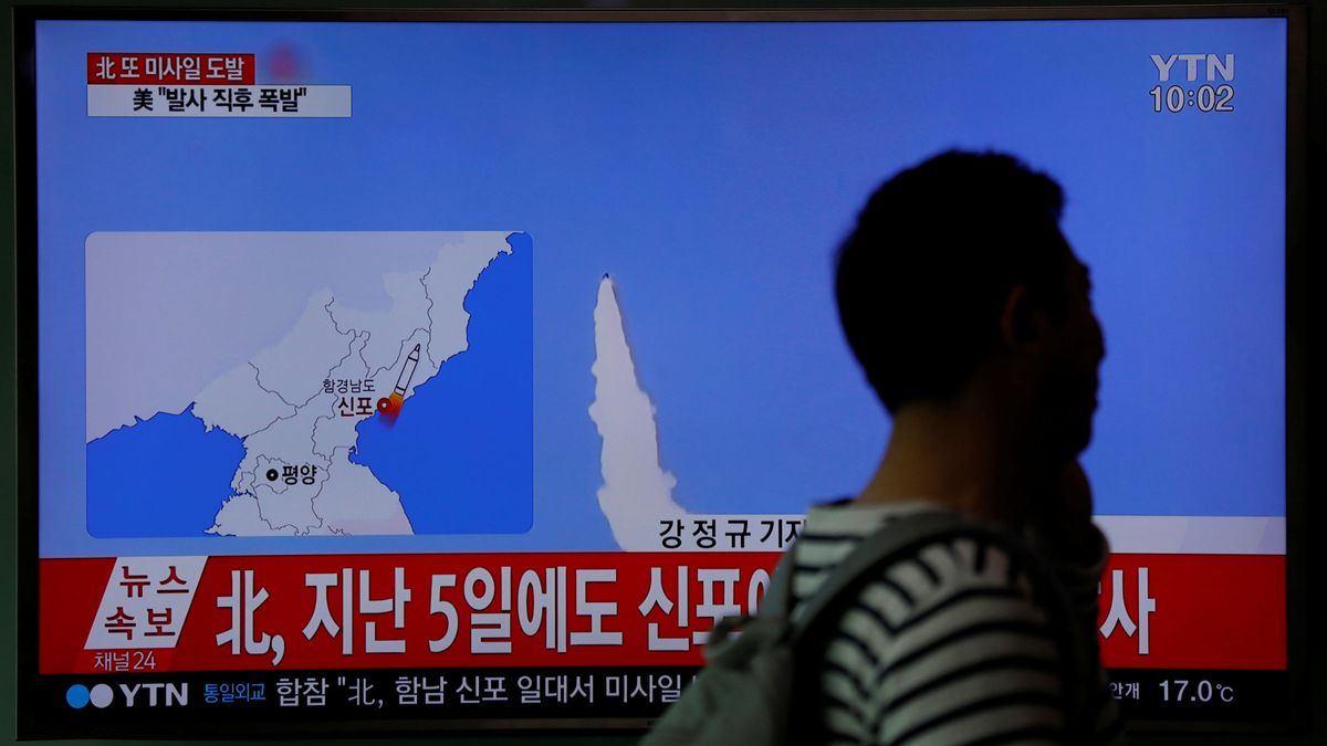 Corea del Norte intenta lanzar un misil sin éxito en plena escalada de tensión con EEUU