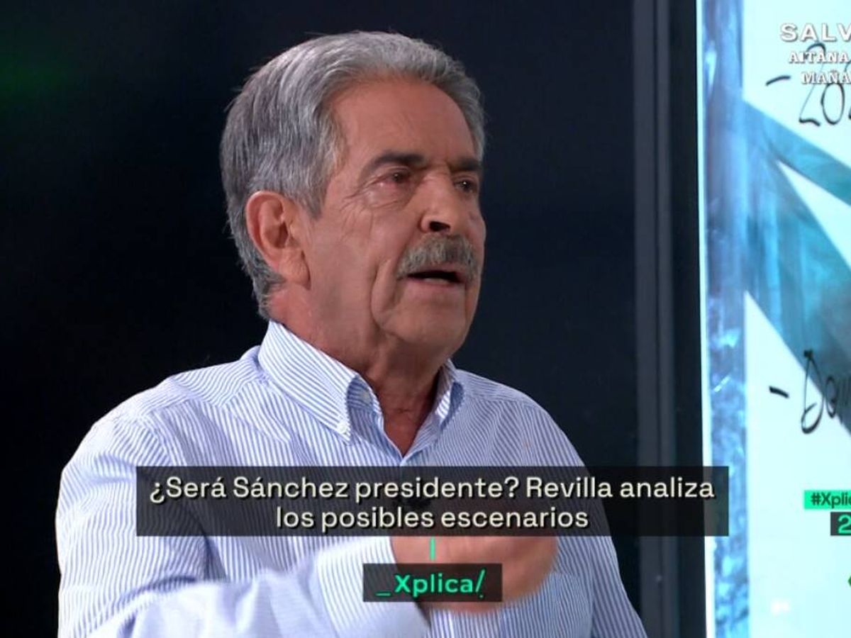 Foto: El político Miguel Ángel Revilla. (Atresmedia)