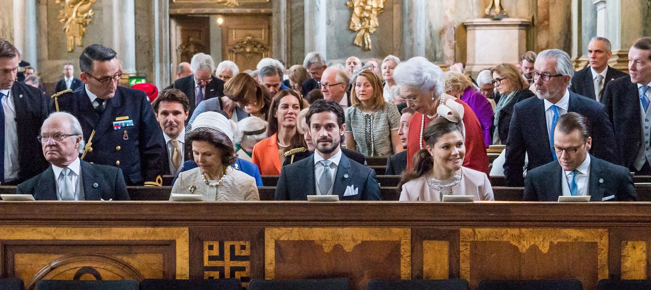 La Familia Real sueca en un acto religioso (Gtres)