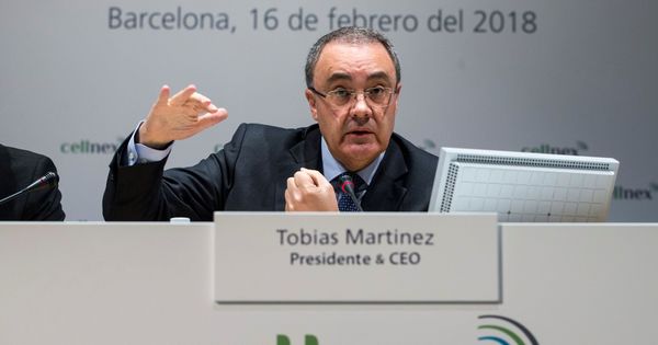 Foto: El primer ejecutivo de Cellnex, Tobías Martínez. (EFE)