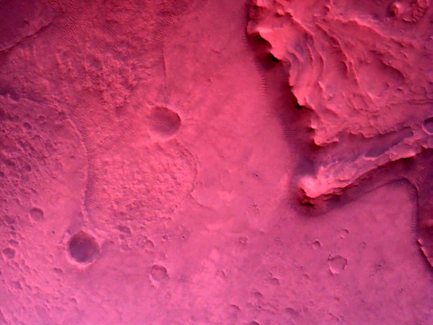 Una foto de la superficie de Marte tomada por el Perseverance (NASA)