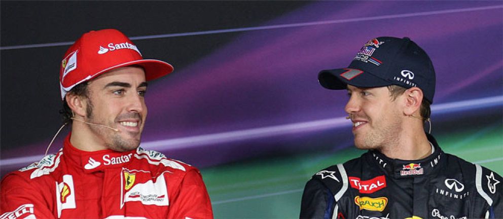 Foto: Fernando Alonso 'afila' su Ferrari y apunta a la dictadura de Sebastian Vettel y Red Bull