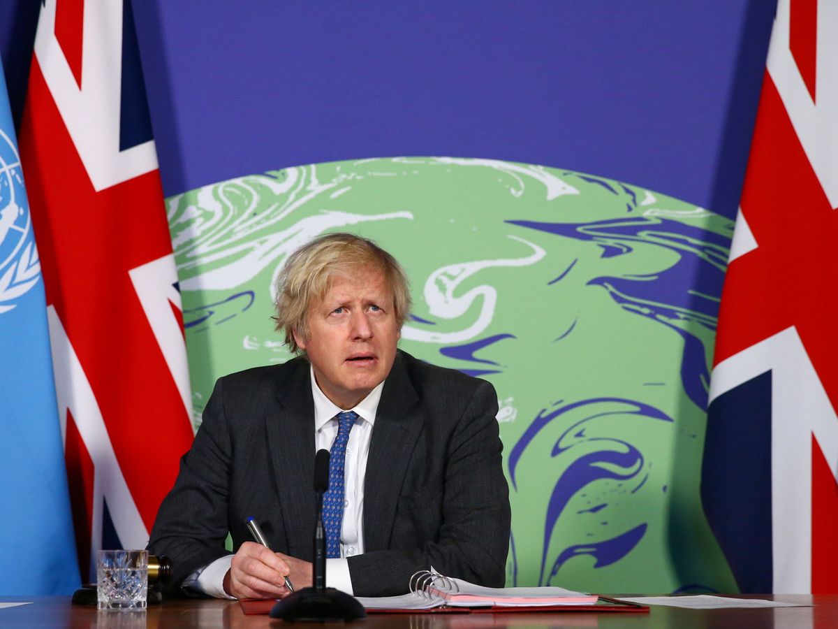 Foto: Boris Johnson durante una reunión de Consejo de Seguridad de la ONU sobre el cambio climático. (EFE)