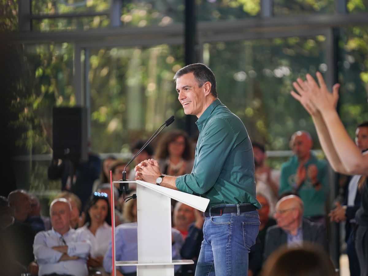 Foto: Sánchez en la campaña de las elecciones vascas. (Europa Press/Iñaki Berasaluce)