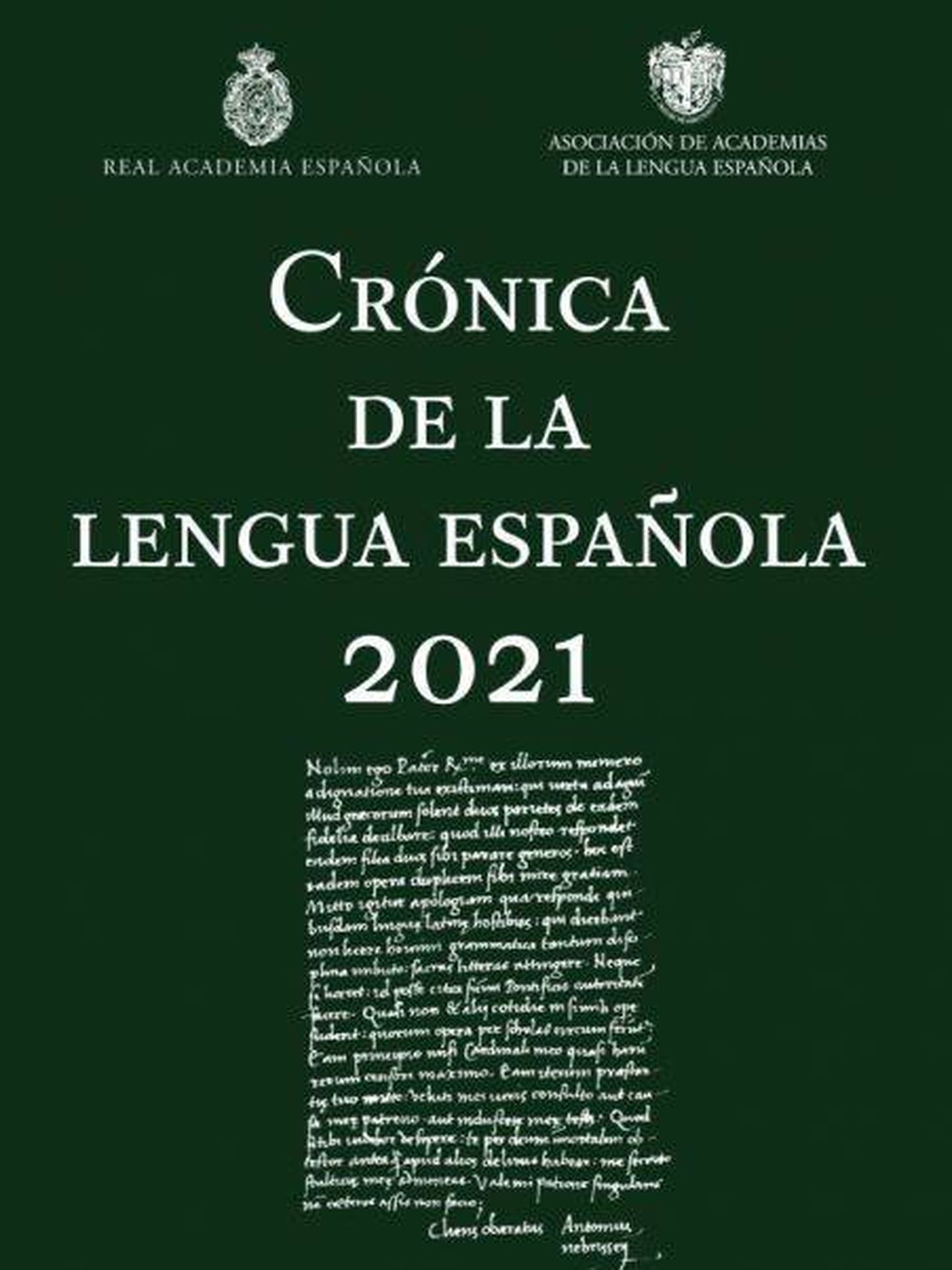 Cubierta de 'Crónica de la lengua española'. (RAE)