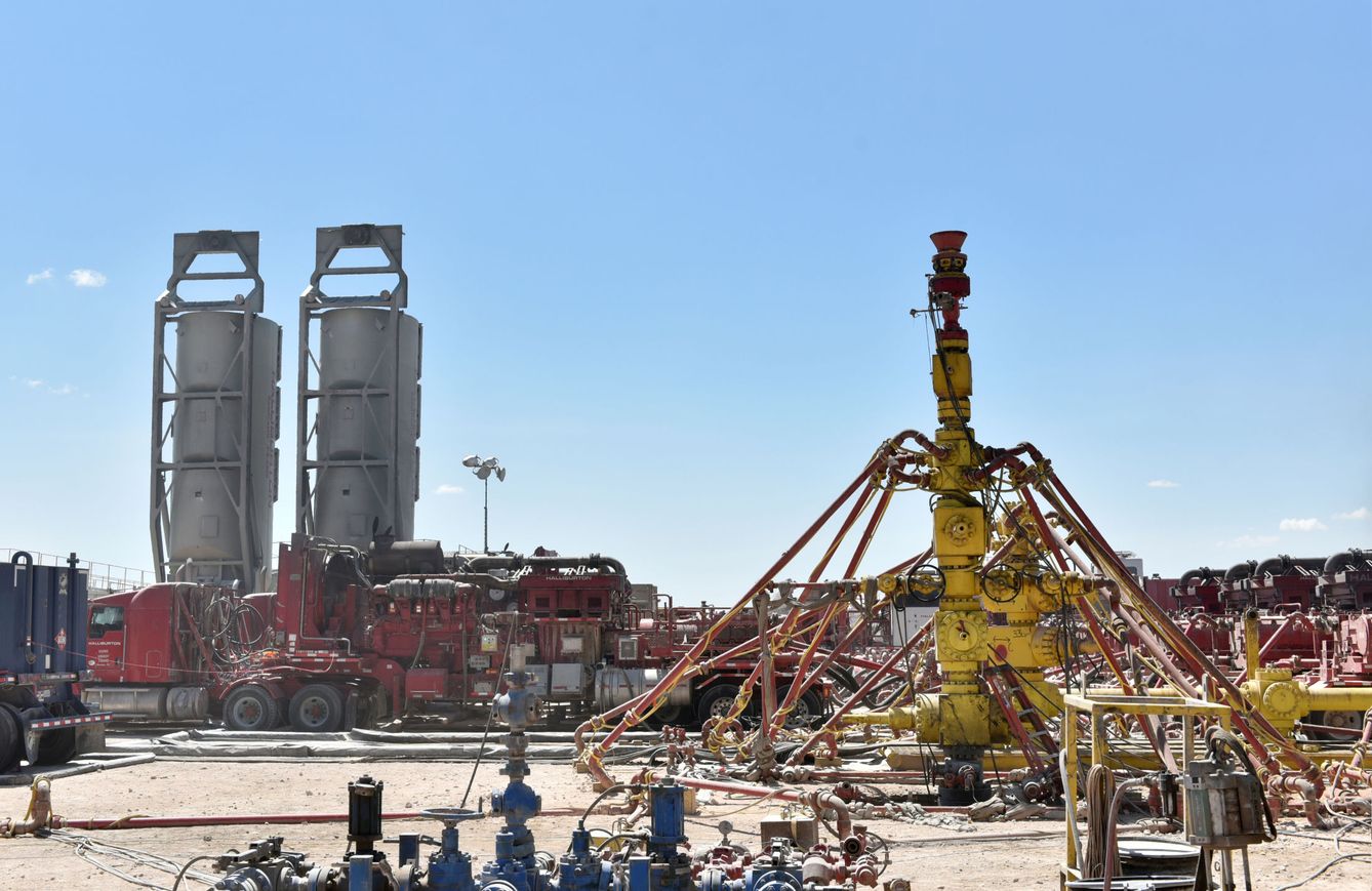 Instalación de 'fracking' en Wink, Texas. (Reuters)