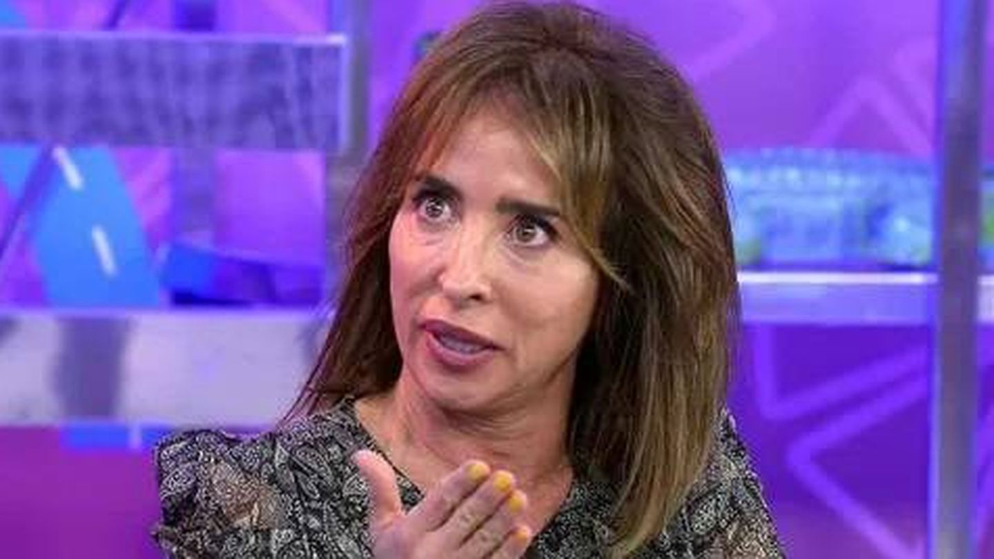 María Patiño, en 'Sálvame'. (Telecinco).