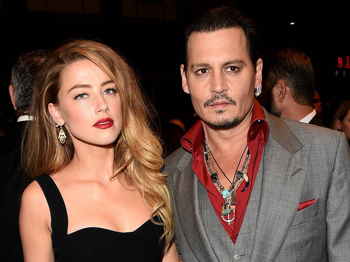 Foto: Amber Heard y Johnny Depp, cuando aún eran pareja. (Getty/Andy Merritt)