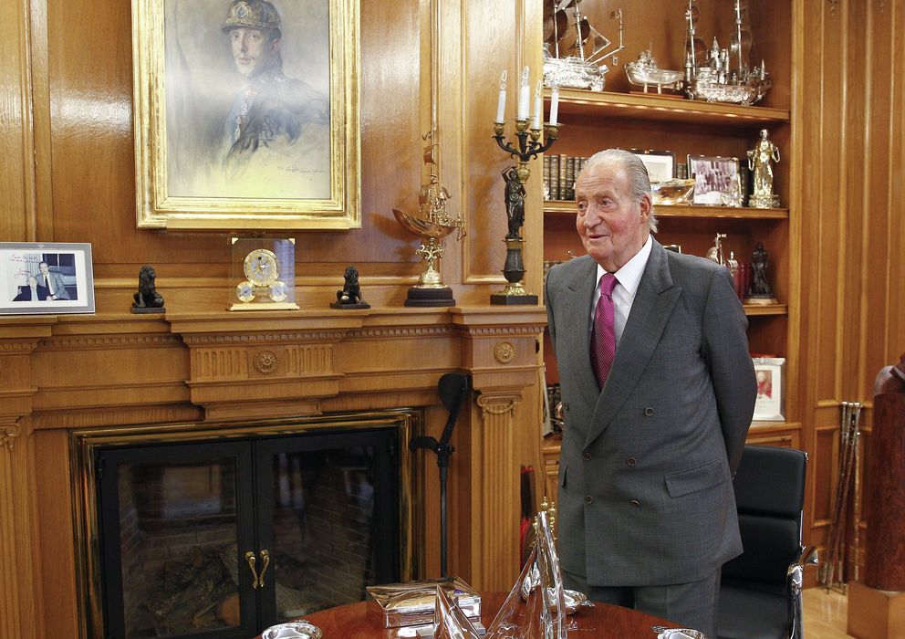 Foto: El Rey don Juan Carlos en una imagen de archivo en el Palacio de la Zarzuela (I.C.)
