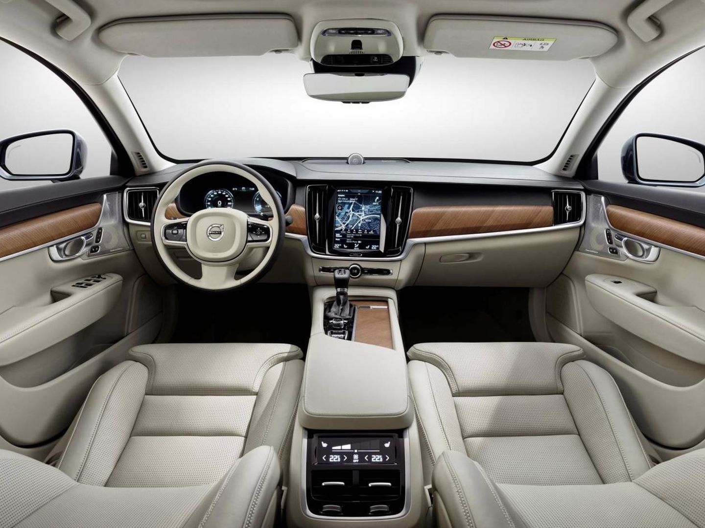 Interior Blond Volvo S90