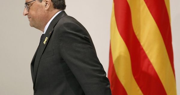 Foto: El presidente de la Generalitat de Cataluña, Quim Torra. (EFE)