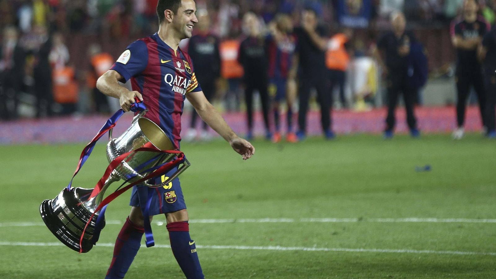 Foto: Xavi Hernández jugará este sábado su último partido como jugador del Barcelona.