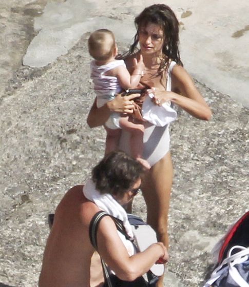La pareja con su hijo Leo en Italia en 2011 (Gtres)
