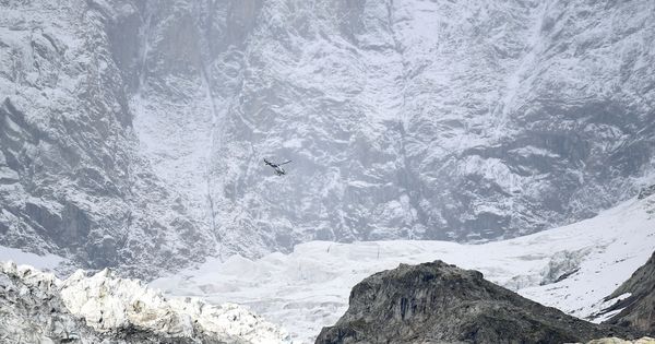 Foto: El glaciar que se está derritiendo. (Reuters)