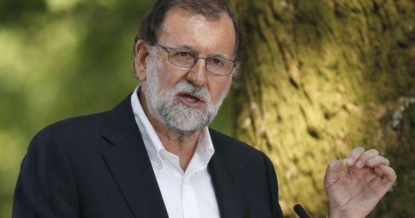 Foto: El presidente del Gobierno, Mariano Rajoy, durante su intervención en el acto con el que el partido Popular dio comenzo al curso político. (EFE)