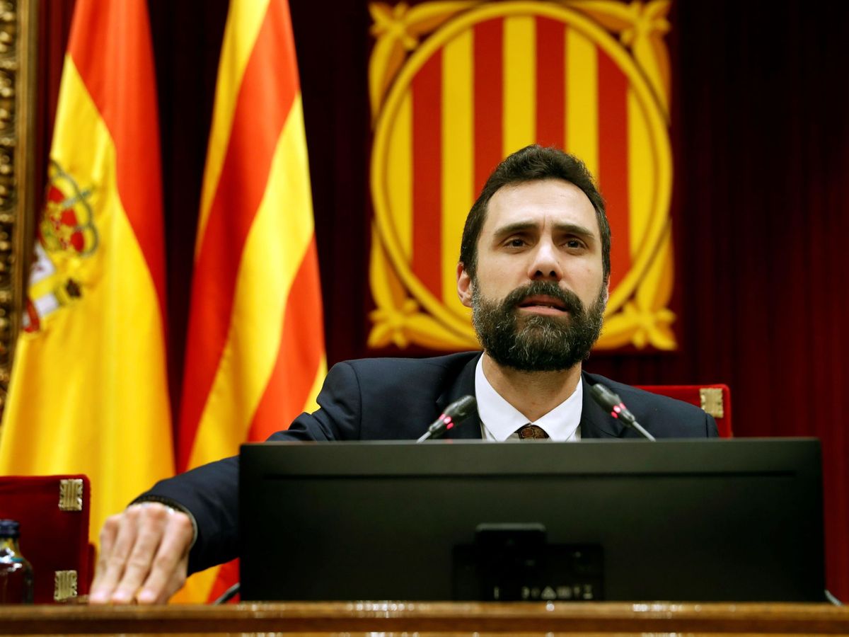 Foto: Fotografía de arch¡vo del presidente de la Cámara catalana, Roger Torrent.