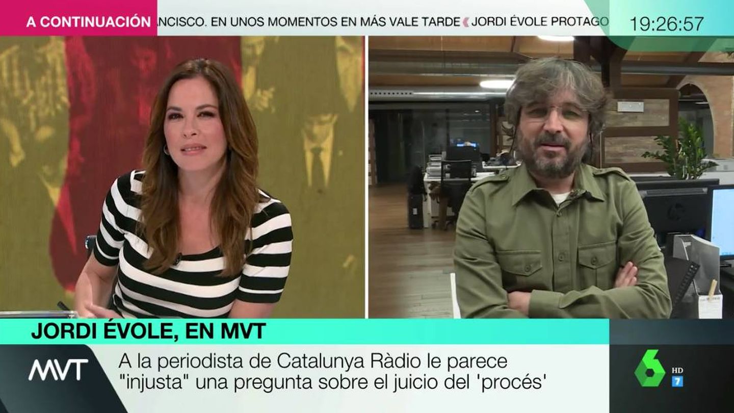 Mamen Mendizábal y Jordi Évole. (Atresmedia)