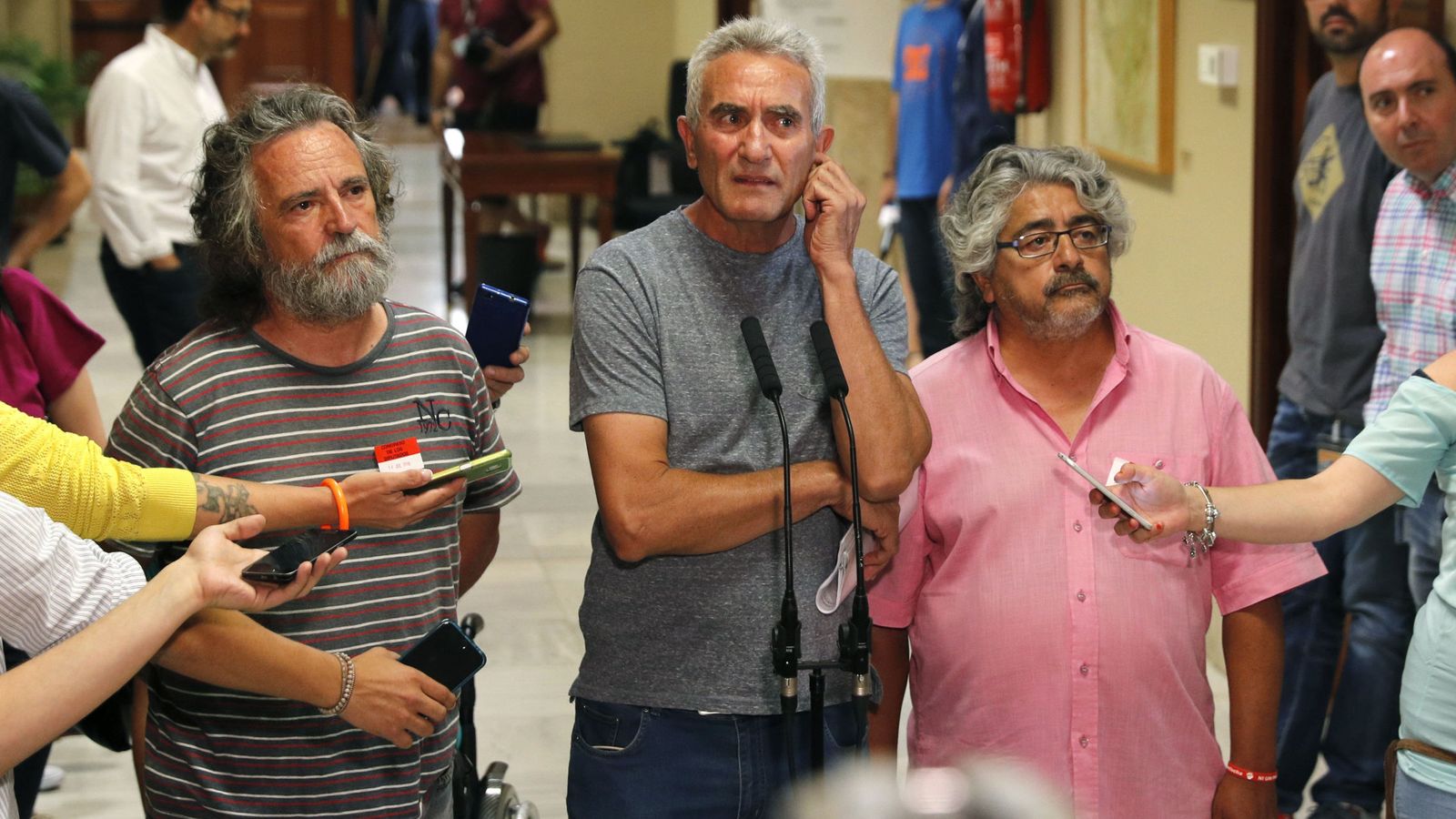 Foto: El líder del Sindicato Andaluz de Trabajadores (SAT), Diego Cañamero. (EFE)