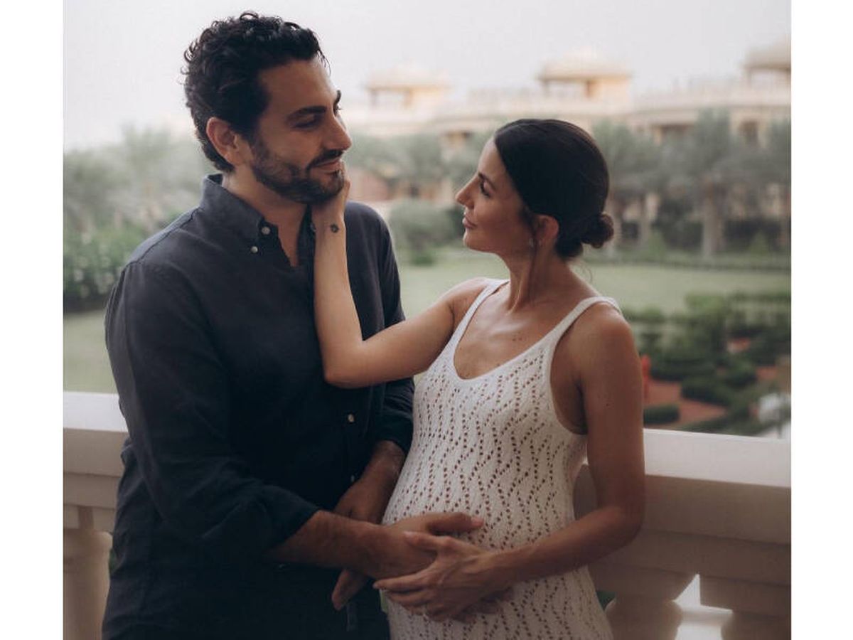 Foto: Alexandra Pereira con su marido en una de sus últimas imágenes embarazada. (Instagram @alexandrapereira)