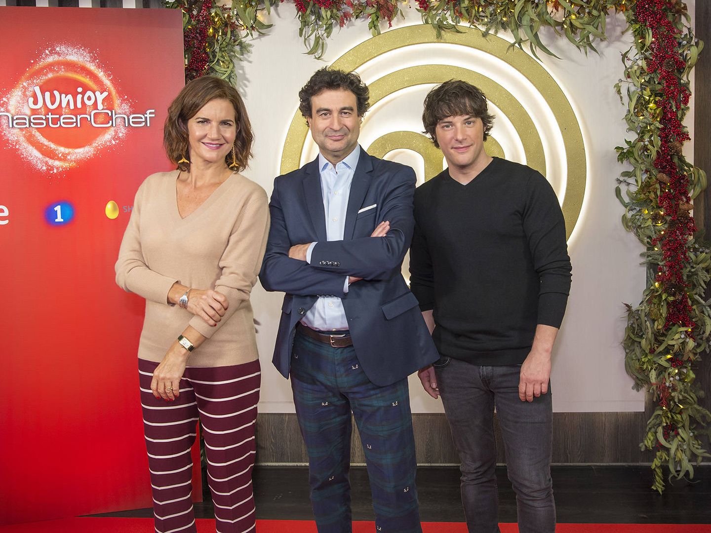 El jurado de 'MC Junior': Samanta Vallejo-Nágera, Pepe Rodríguez y Jordi Cruz. (RTVE)