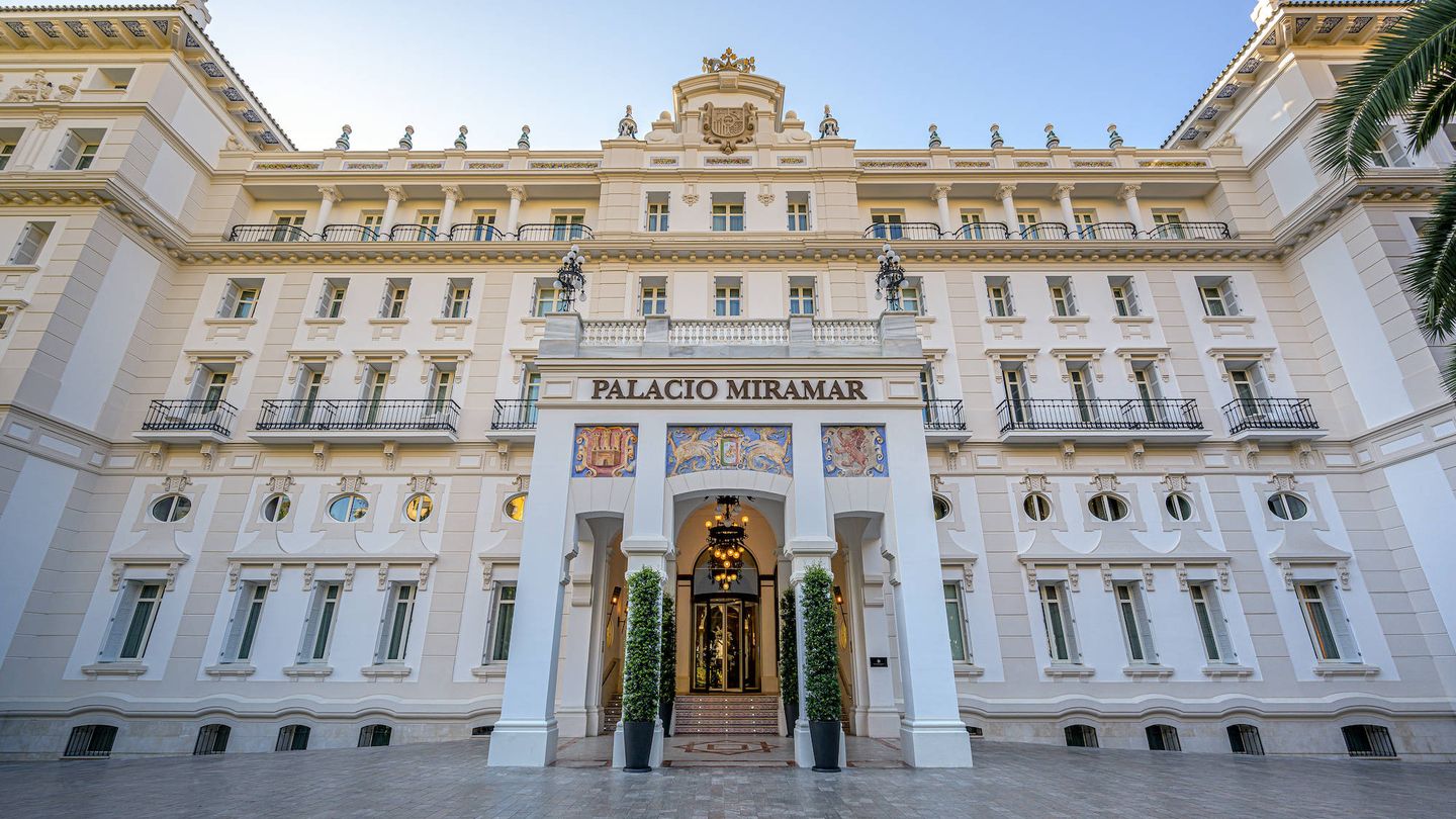 Fachada del Gran Hotel Miramar, donde se ha celebrado la alfombra roja. (Cortesía)