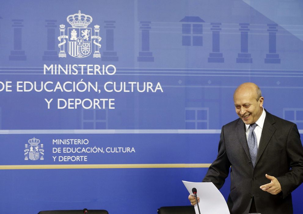 Foto: El ministro de Educación Cultura y Deporte,  José  Ignacio Wert. (EFE)