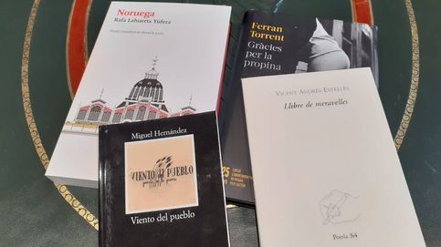 Mucha literatura en la visita de Pere Aragonès al Palau de Ximo Puig