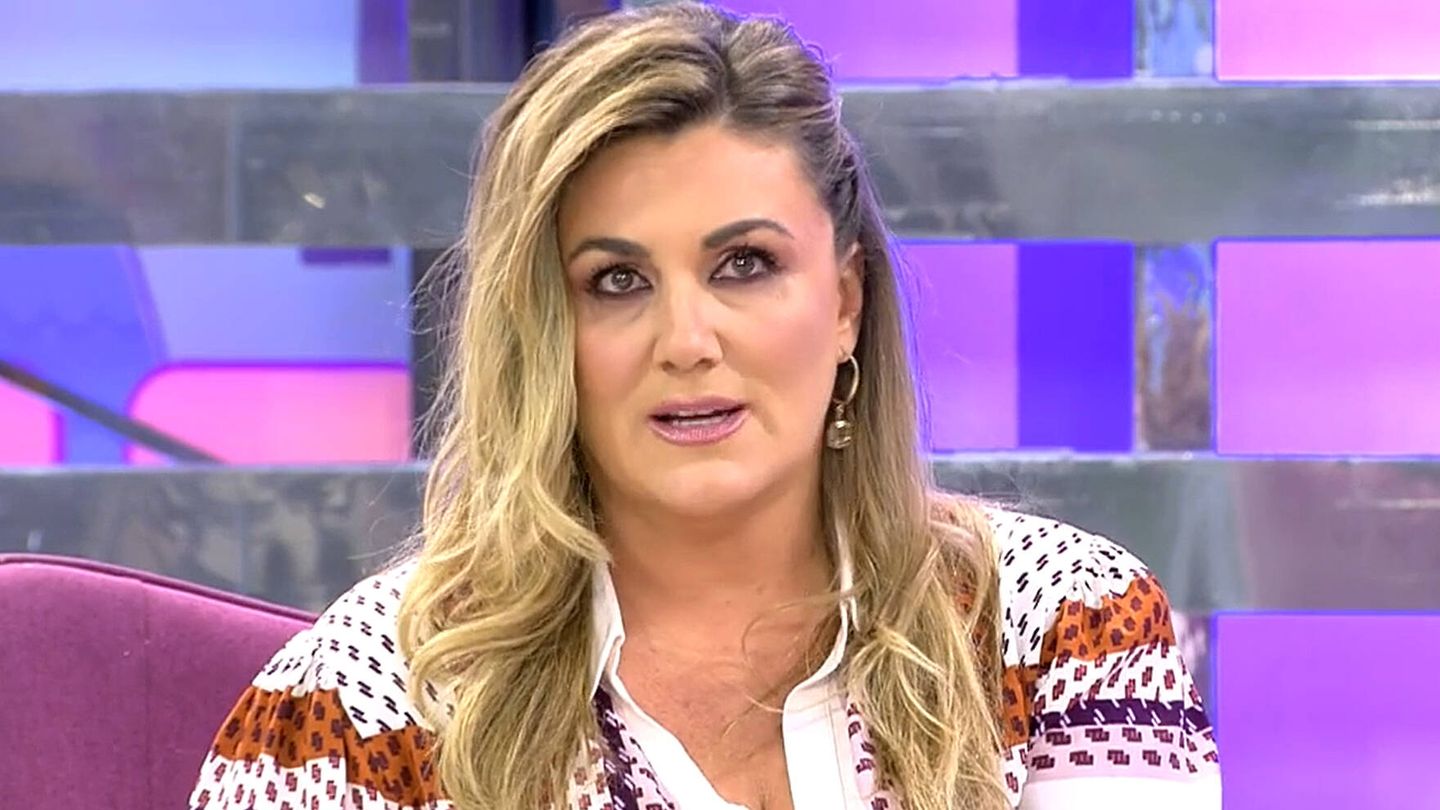 Carlota Corredera, presentadora de 'Sálvame'. (Mediaset)