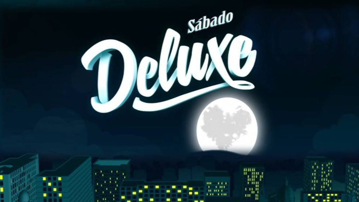 Logo de 'Sábado deluxe' en Telecinco.
