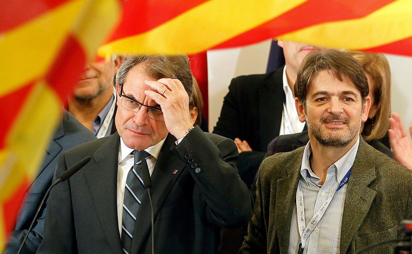 Artur Mas y Oriol Pujol Ferrusola, en una imagen de archivo (EFE)