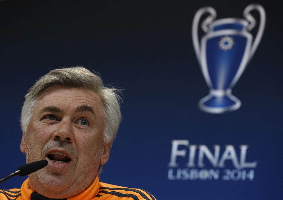 Foto: Ancelotti, en la rueda de prensa del Media Day del Real Madrid (Reuters). 