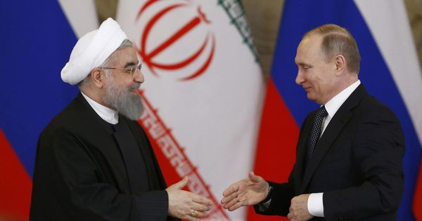 Foto: El presidente Putin y su homólogo iraní durante una rueda de prensa conjunta en Moscú. (Reuters)